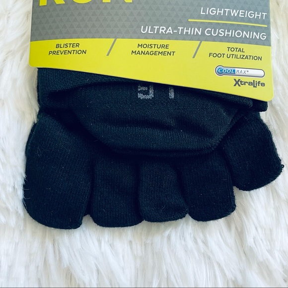 M, L Injunji performance run toe no-show socks - Picture 3 of 9